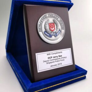 Plaque with Velvet Box